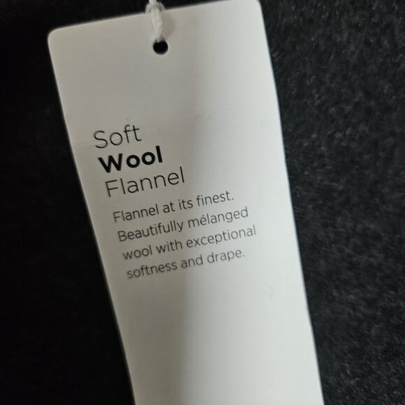 Eileen Fisher Ankle Lantern Pants Wool Flannel Gray Women's Size XL New With Tag - Picture 3 of 8